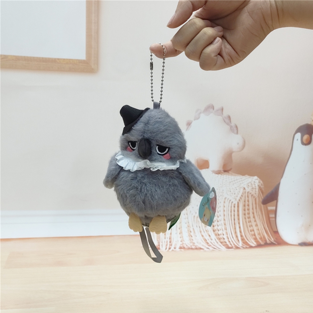 11.5Cm Magnetic Shoulder Grey Bird