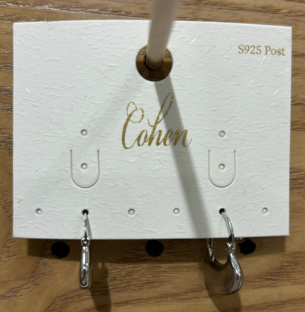 LF Shoulder Bag Earrings - Gold/Silver