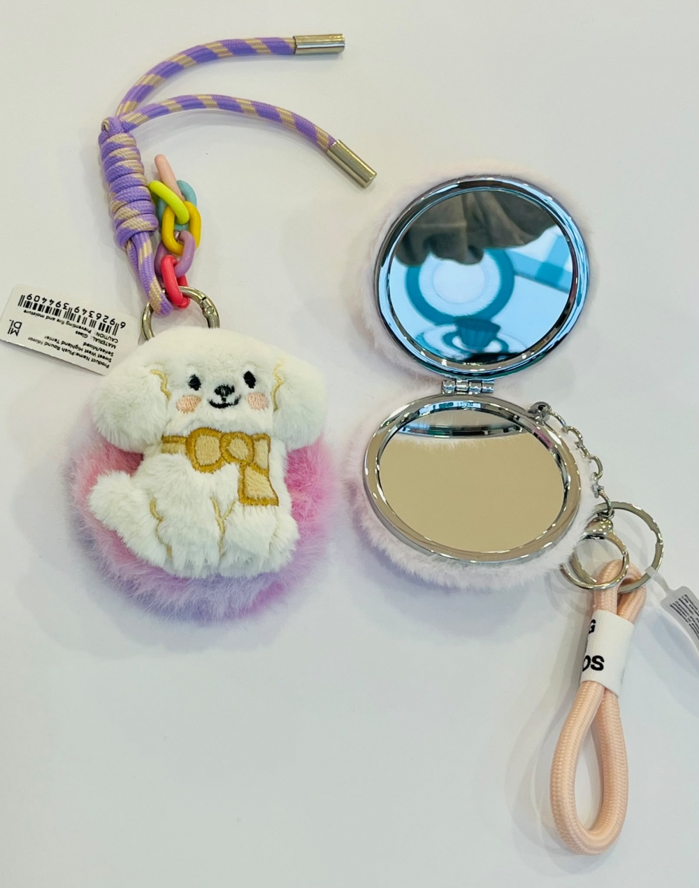 Plush Round Mirror Sweet West Highland Terrier Series Assorted