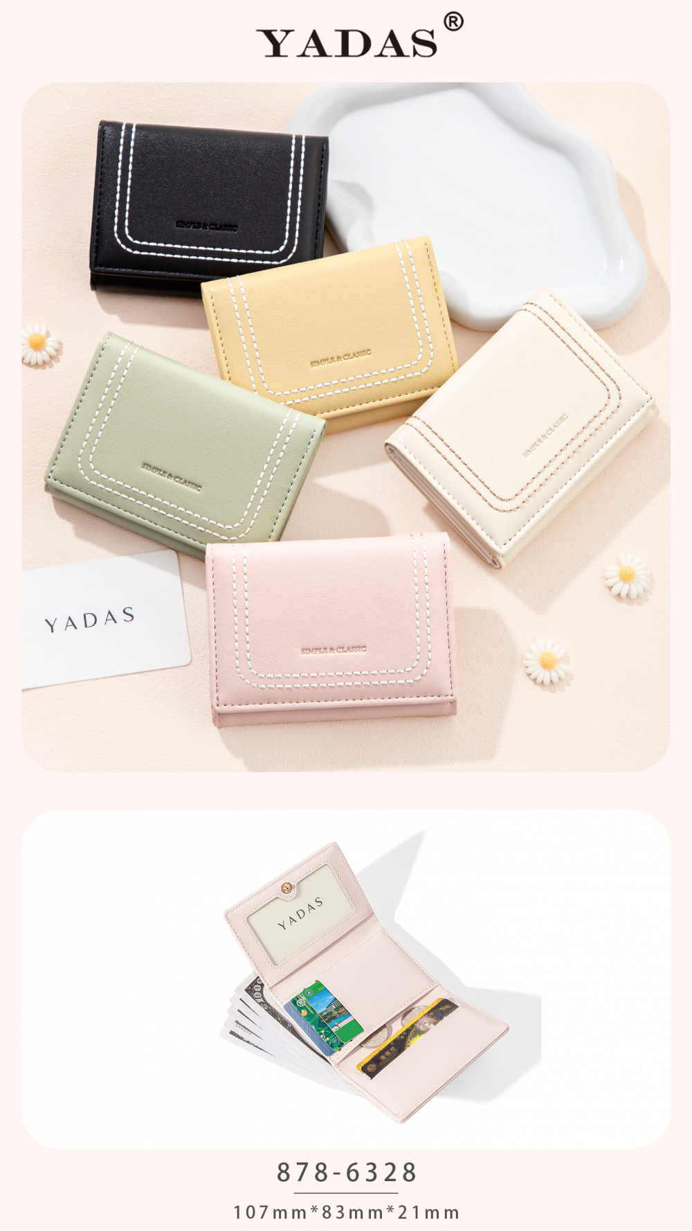 Embroidery Thread For Ladies Wallet