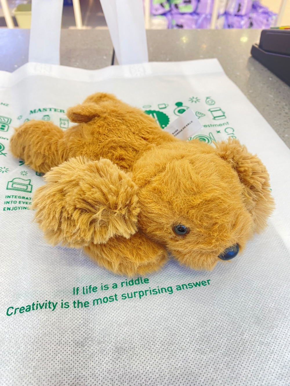 22CM Puffy Golden Retriever YDR