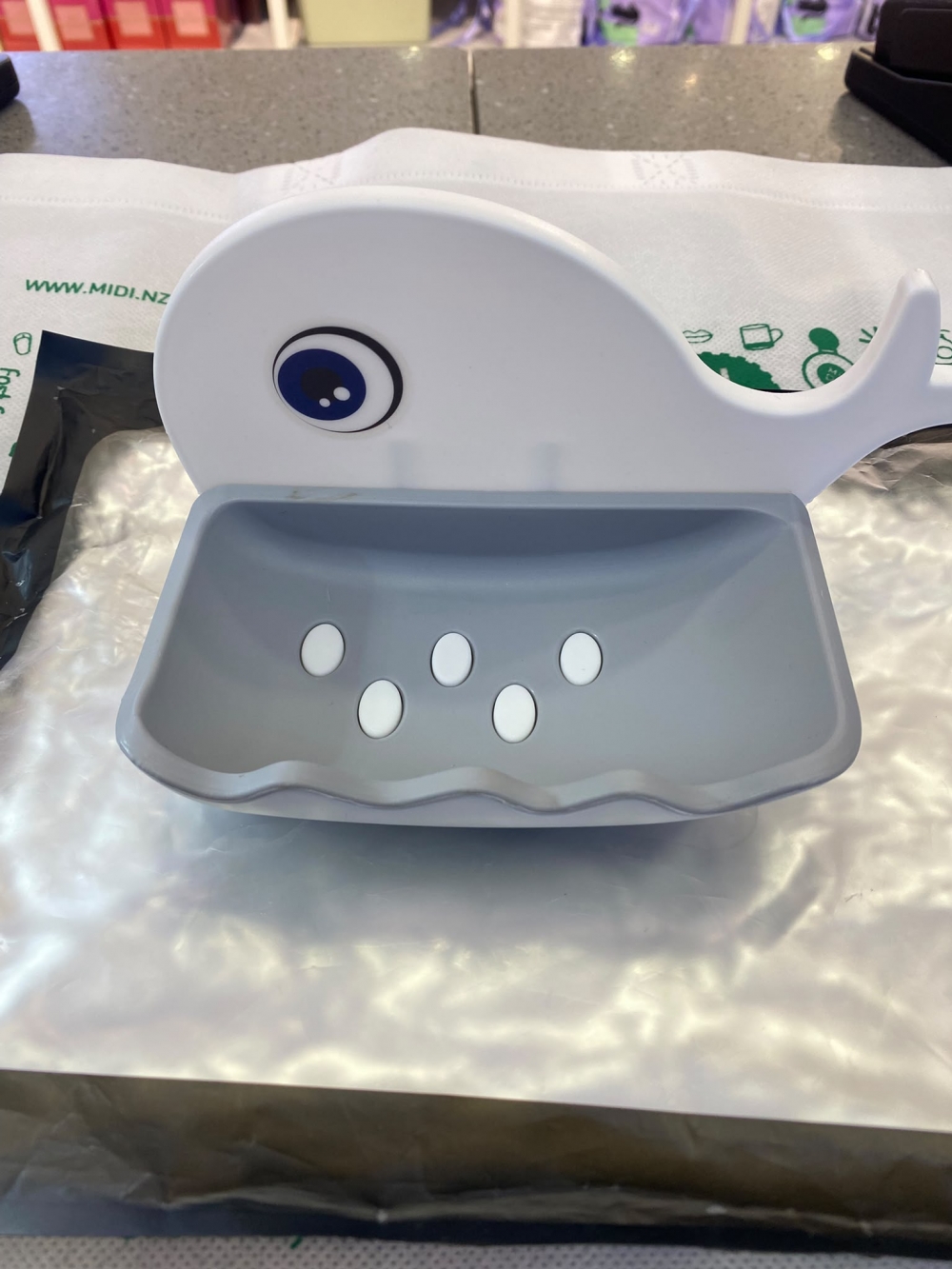 Whale Soap Box Shelf