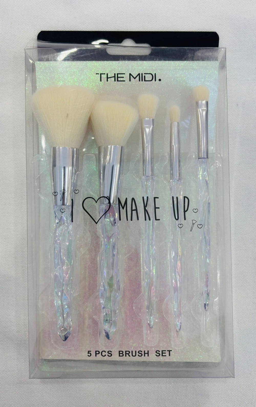 Crystal Makeup Brush Set/5pcs
