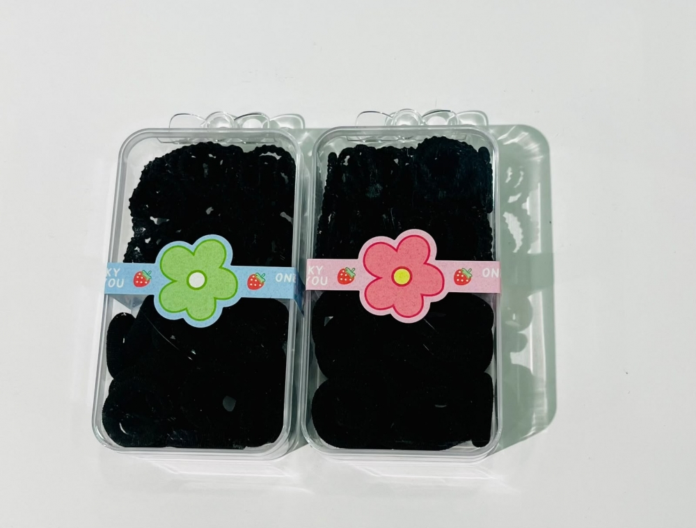 Fruit Box Black Children S Rubber Band Combination Pack Assorted