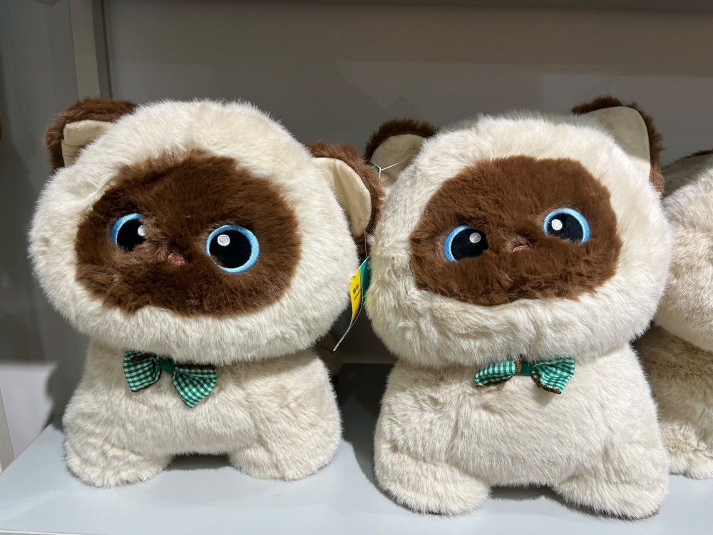 35 cm Standing Siamese Cat BBW
