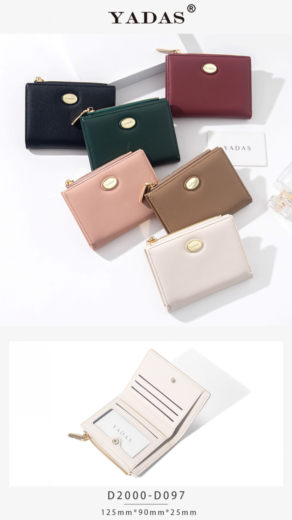 Classic Two Discount Single Pull Women S Wallet