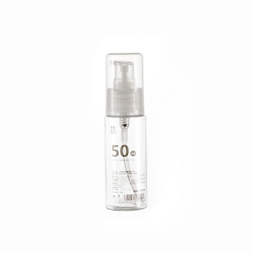 Transparent Bottle Lotion Pump/50ml