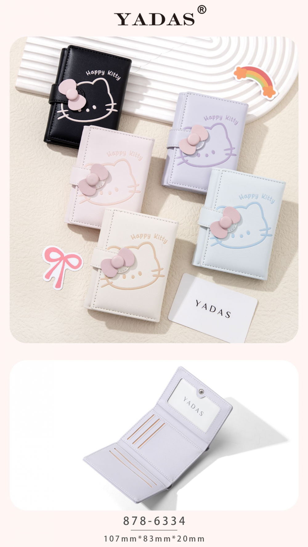 A Cute Cat Print Ladies Wallet