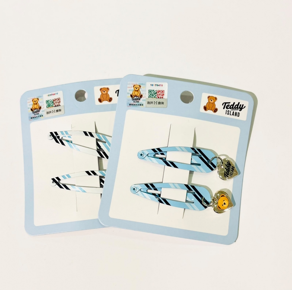 Sweetheart Girl Bear BP Clip 2 Pack 3 Assorted