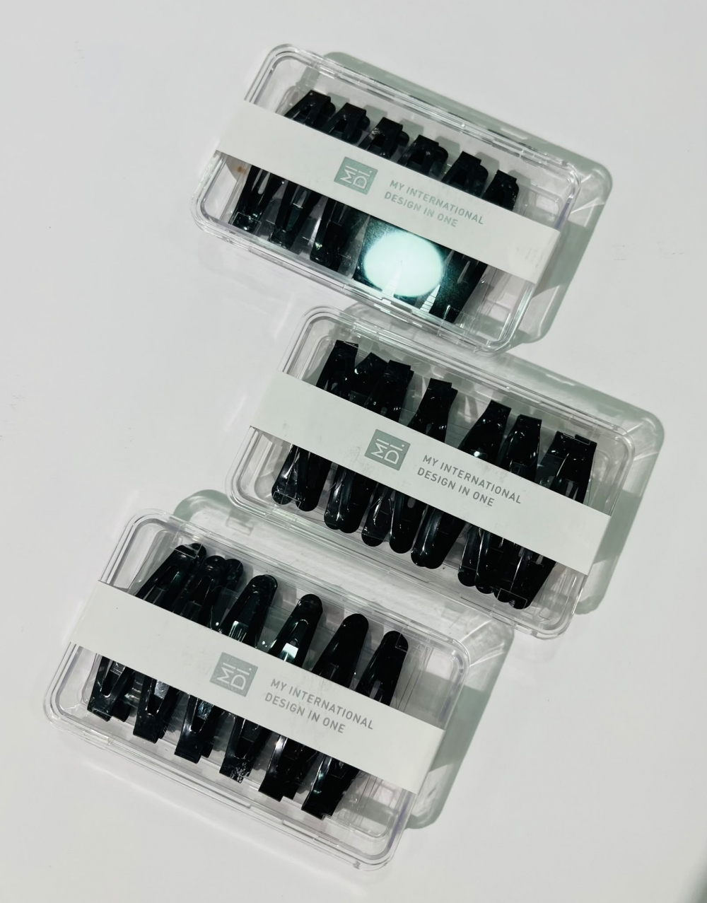 Box BP Hair Clip 12 pcs Black