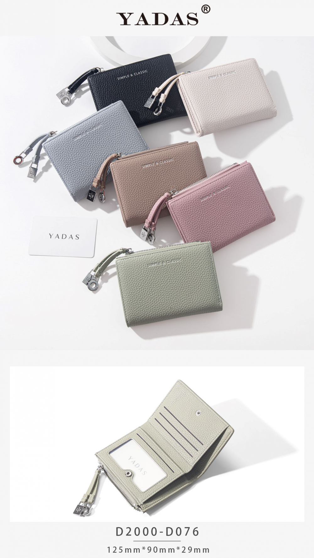 Women S Wallet With Single Drop Mark
