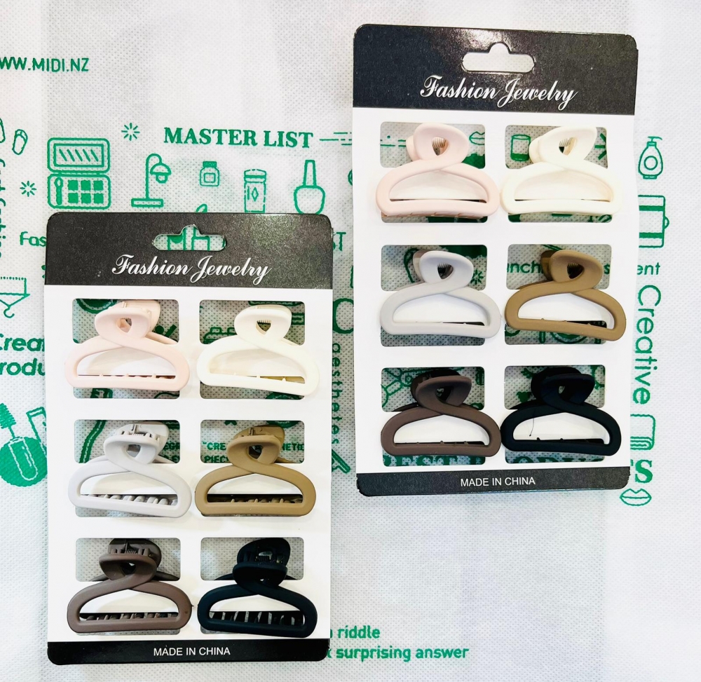 6pcs Hair Claw Clip