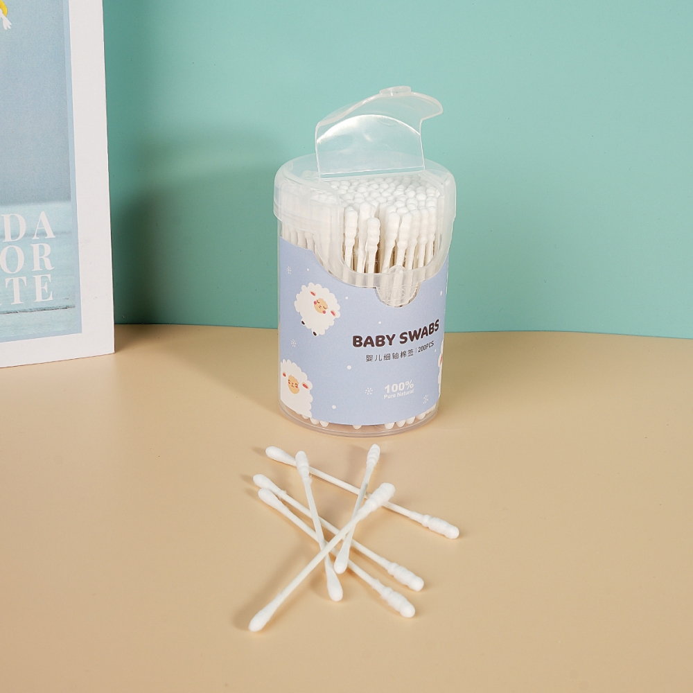 Baby spindle cotton rods 200pcs