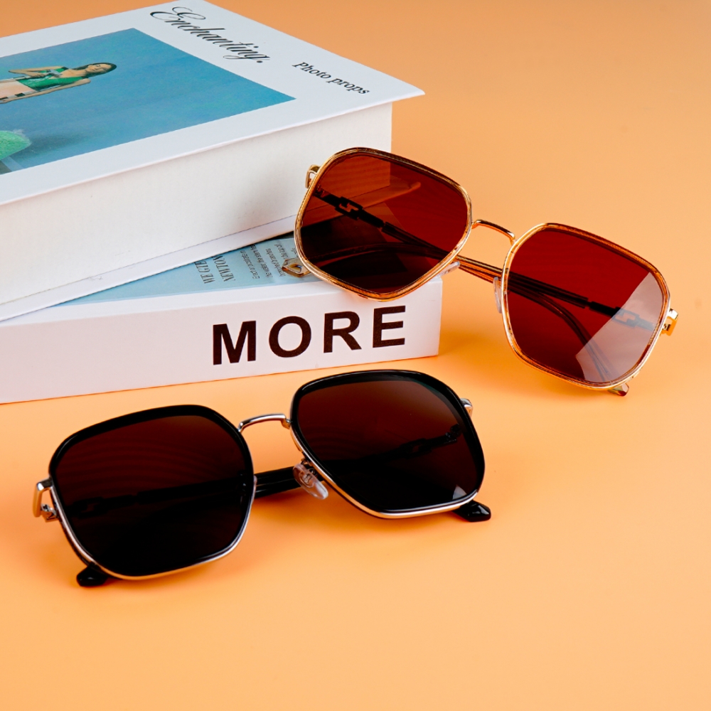 Thick Frame Sunglasses #05/Mixed