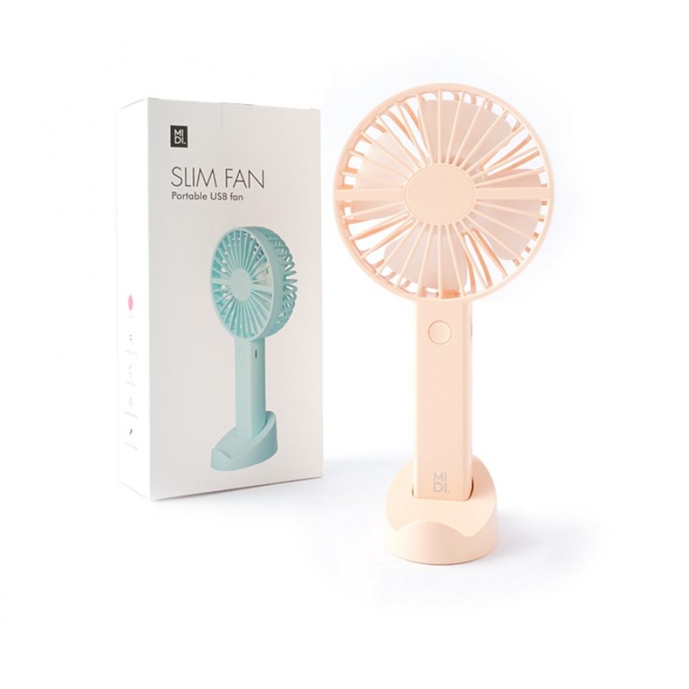 Small fresh phone holder handheld fan/Pink