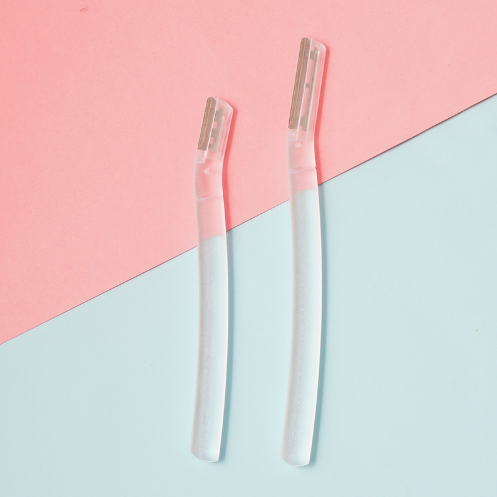 Professional transparent eyebrow trimmer 2 pcs