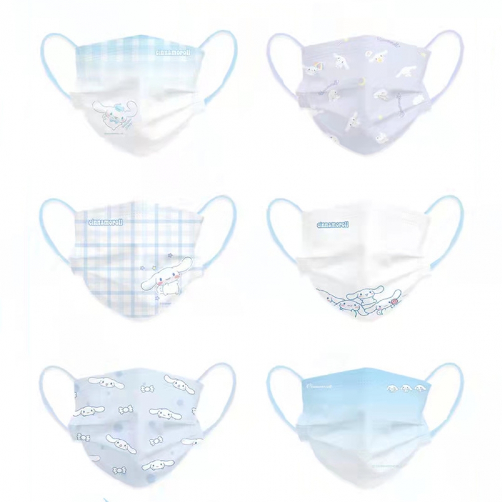 Adult flat mask 10 pieces/mixed