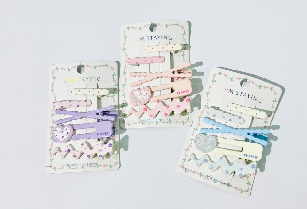 Rustic Style Duck Clip Set Assorted