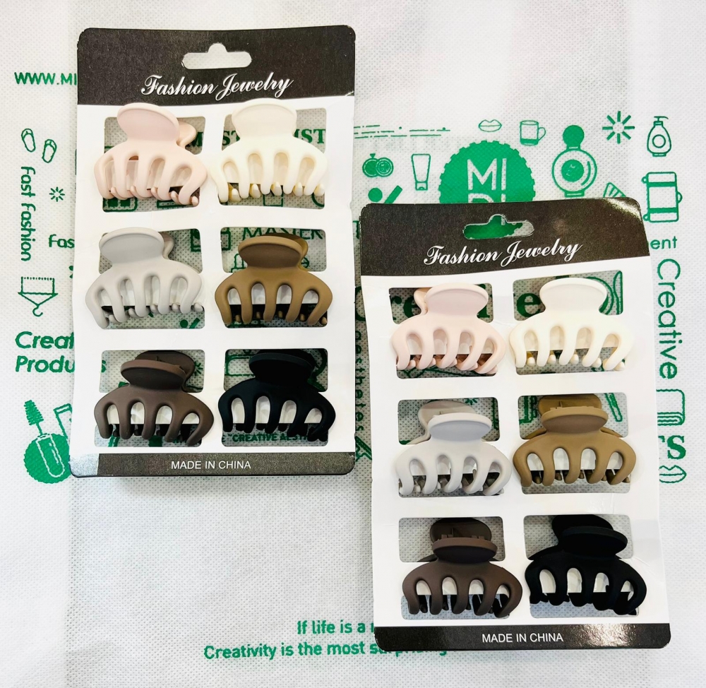 6pcs Hair Claw Clip