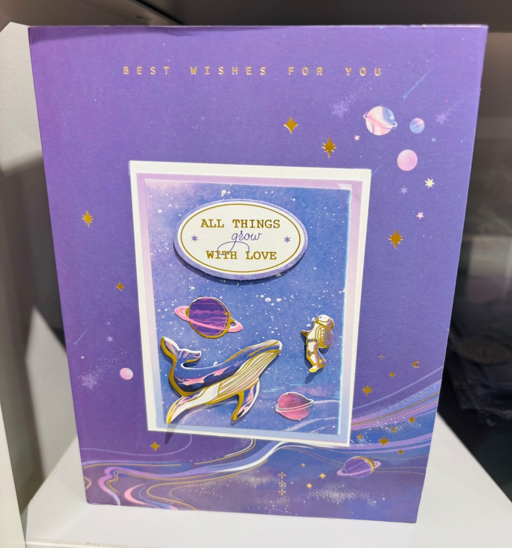 Late Evening Star River Card