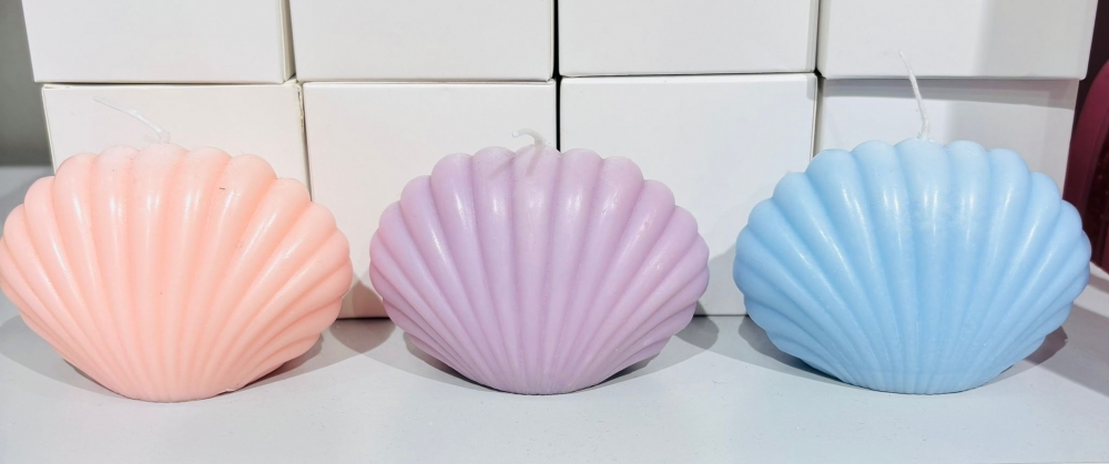 Large Shell Candle