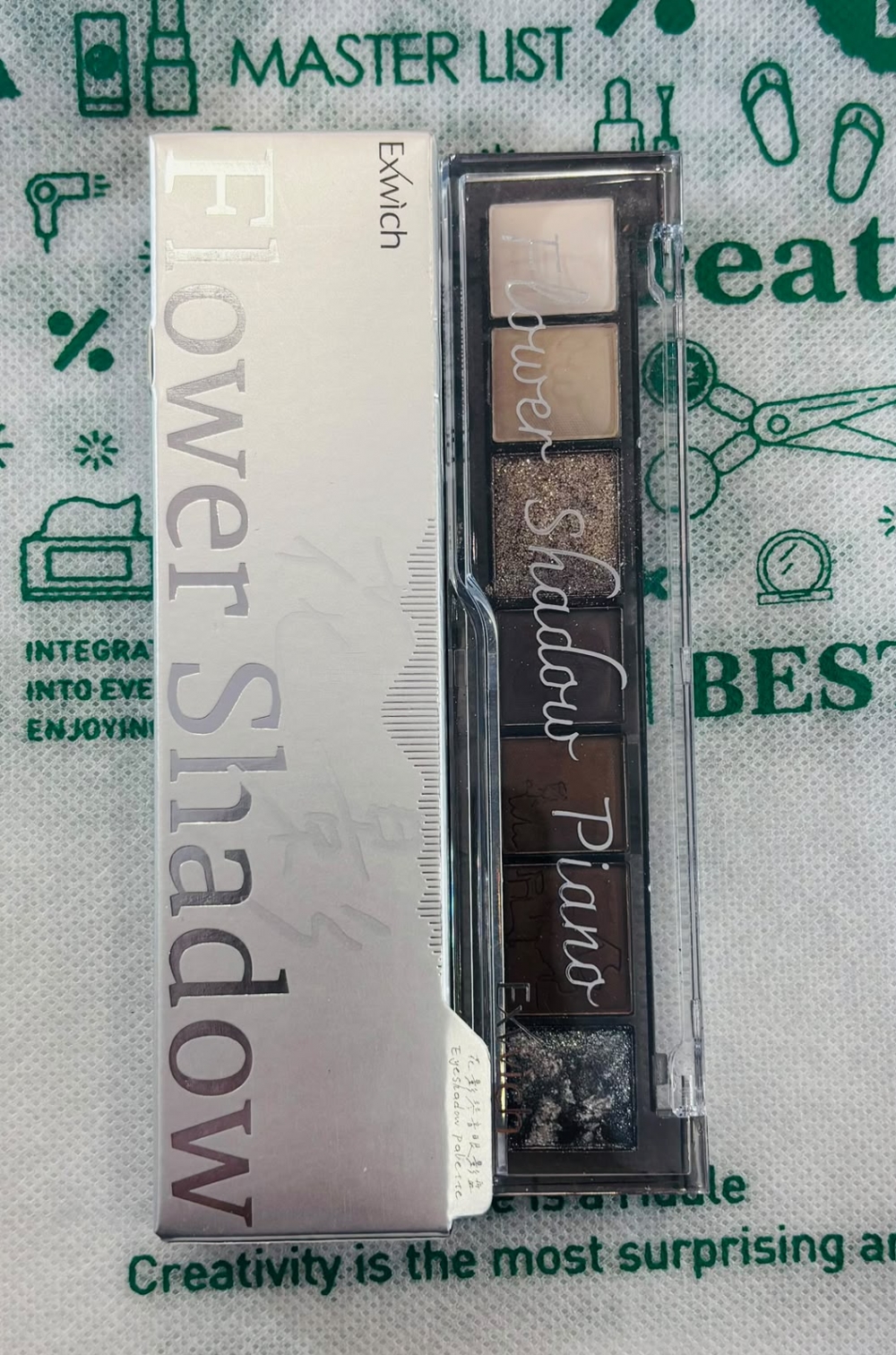 Exwich Flower Shadow Piano Sound Eyeshadow Palette 03 Star Sand