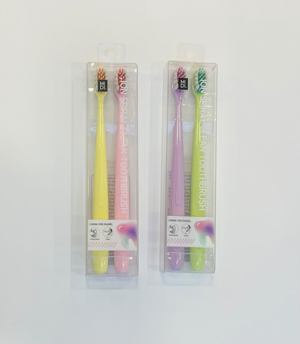 Ion Spiral Clean Toothbrush 2 pcs