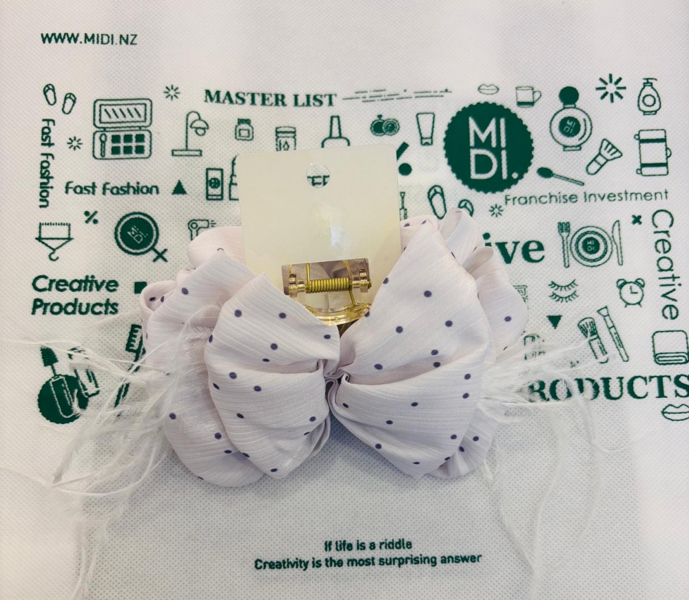 Sweet Wave Point Bubble Large Claw Clamp Assorted