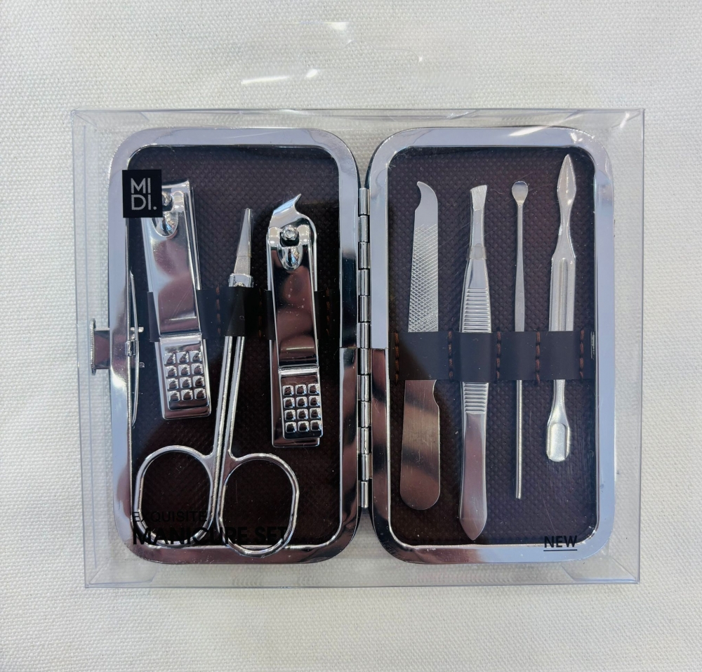 Classic Plaid Manicure Kit/7pcs
