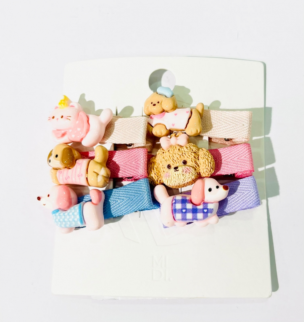 Cute Pet 6 pcs Children S Duck Clip Assorted