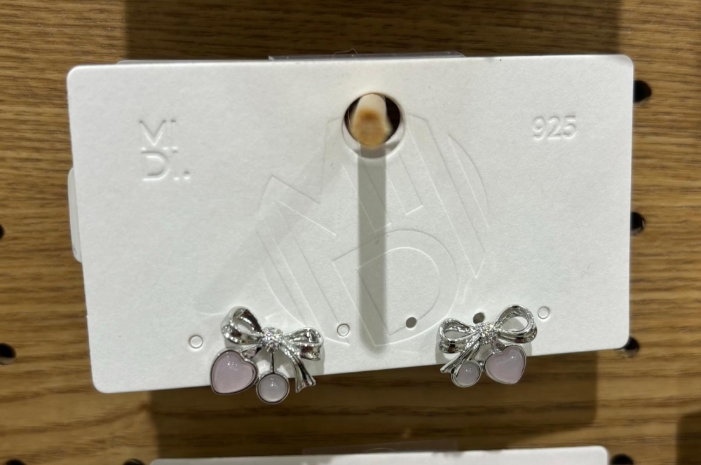 Geometric Metal Stud Earrings/Mixed