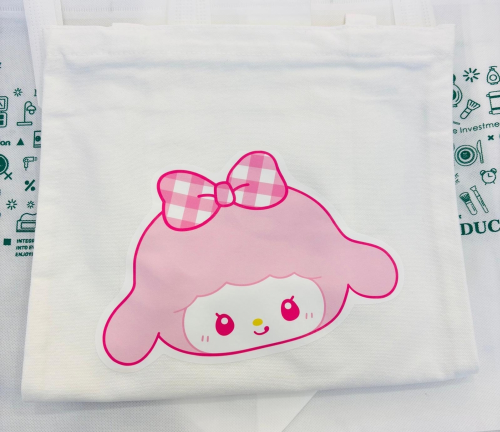 Bow Little Sheep Canvas Single Shoulder Bag
