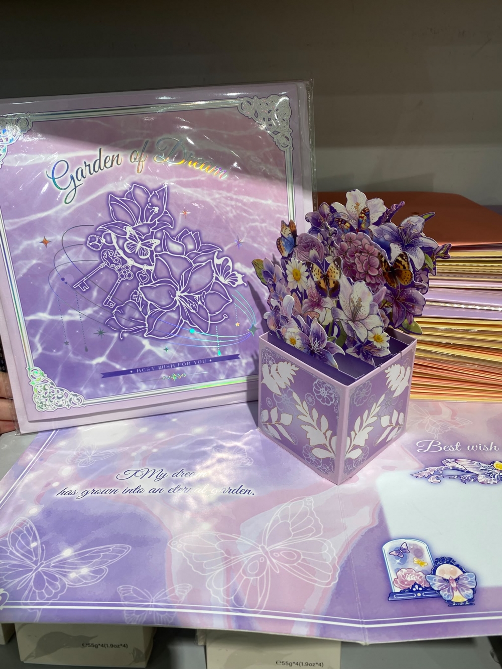 Dream Butterfly Language Series 3D Card
