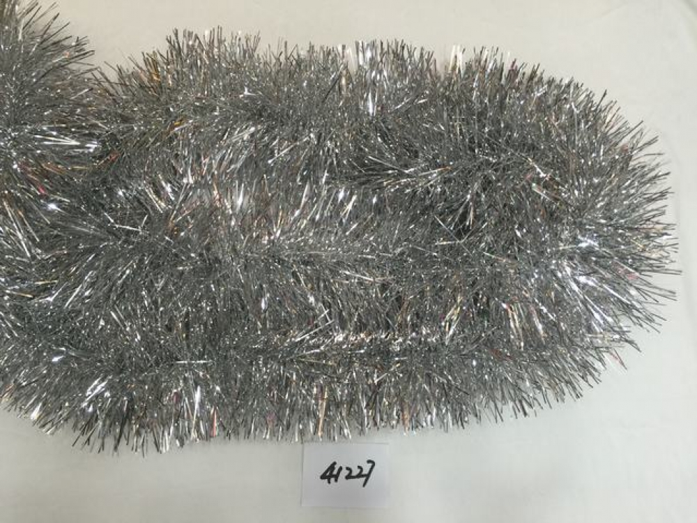 Christmas Tinsel/2m/12cm/Silver