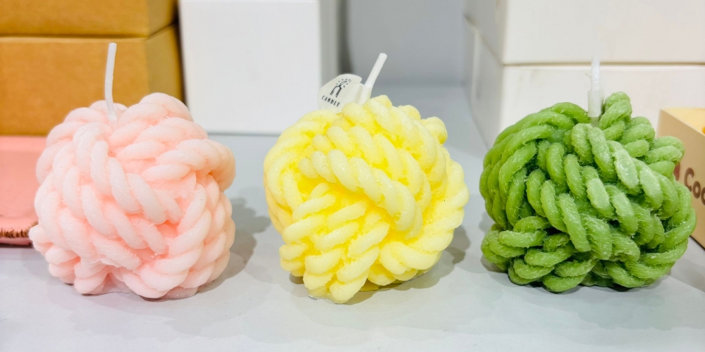 Small Wool Candle