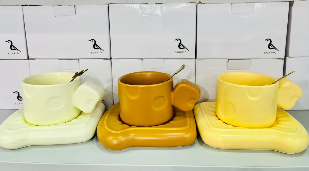 250 ml Creative Bread Coffee Cup Set Assorted