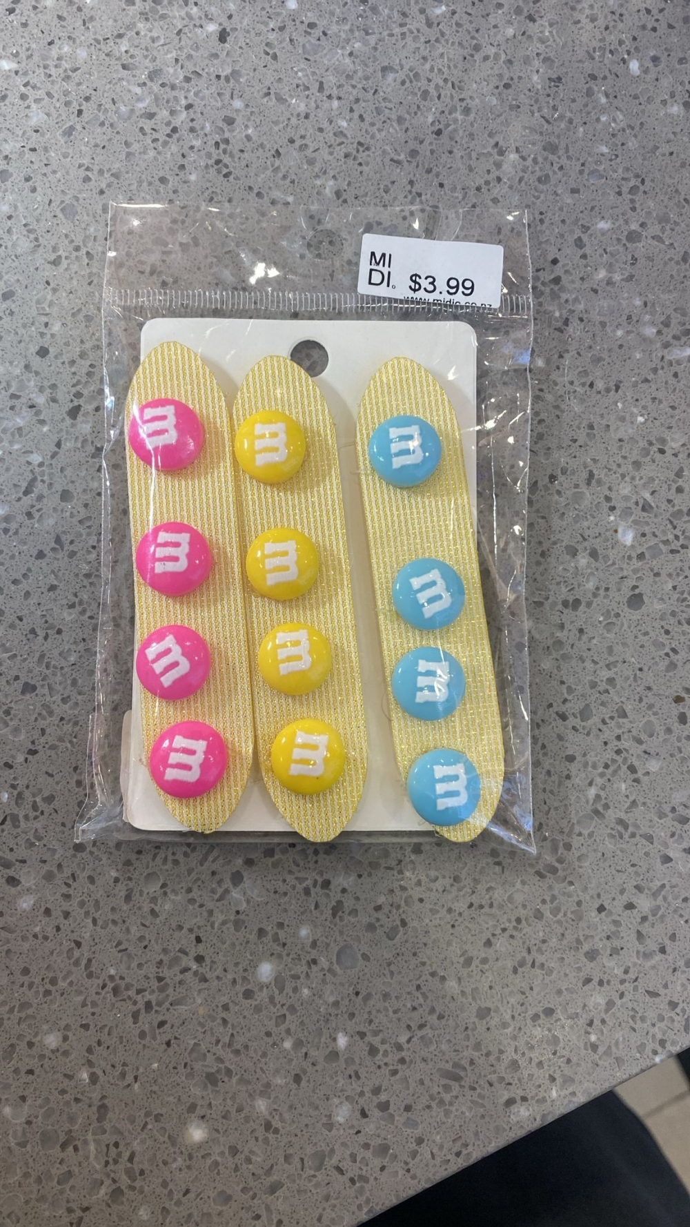 Cute M M S Hook And Loop 3 pcs