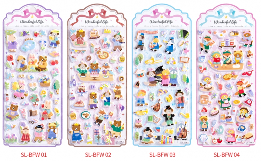 Fairy Tale Town Fun Stickers/Mixed