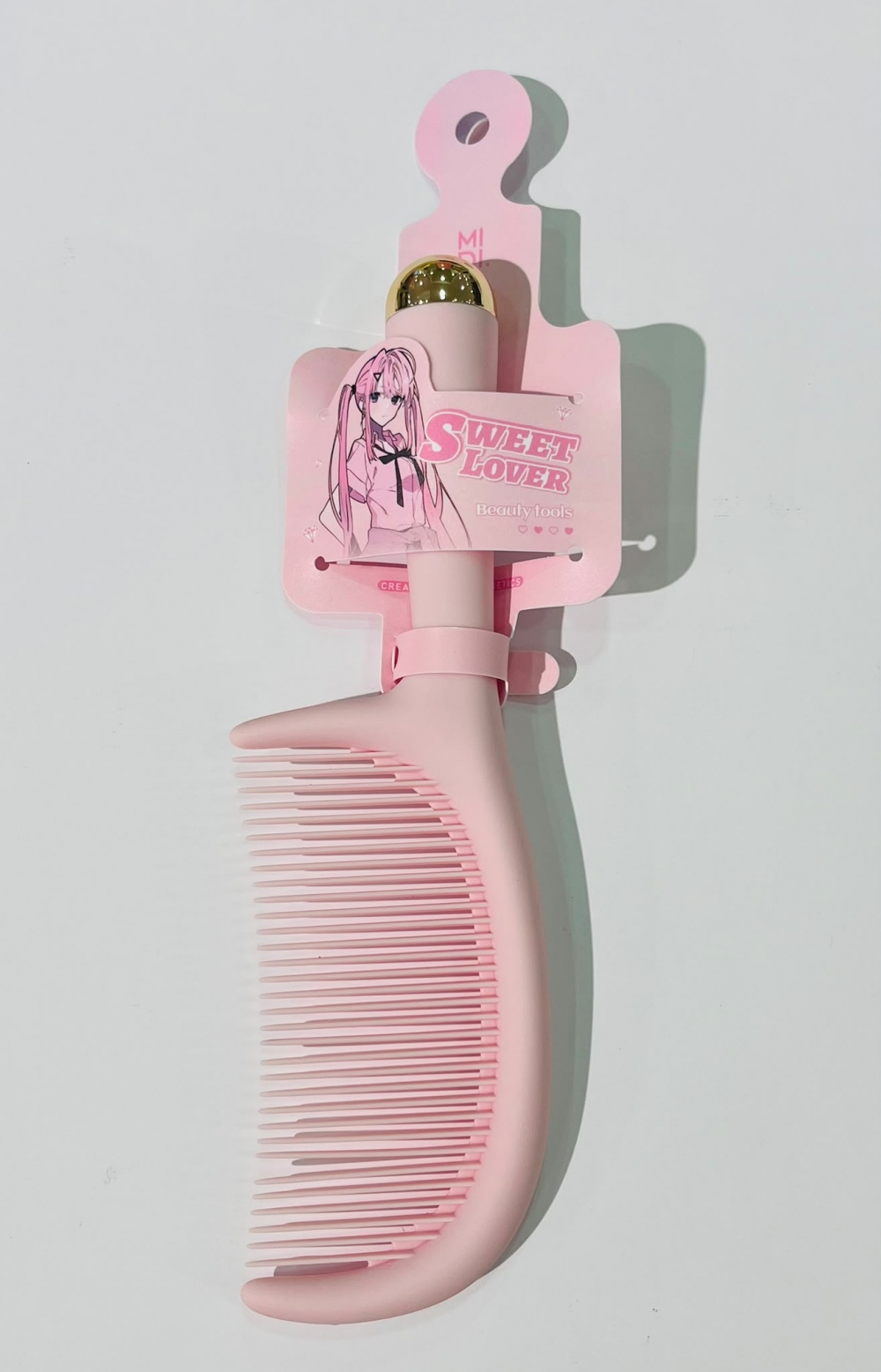 MIDI Super Soft Pink Hair Comb
