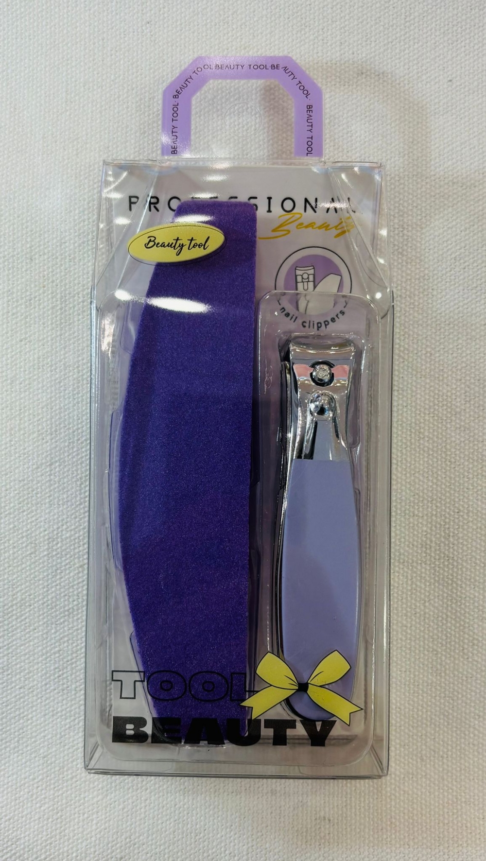 Purple Silver Series Nail Repair Set With File Strips 2 Pack