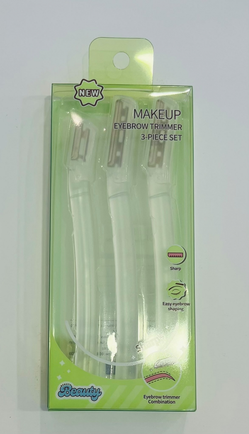 MIDI Matcha Forest Series Macro Eyebrow Trimmer 3 pcs