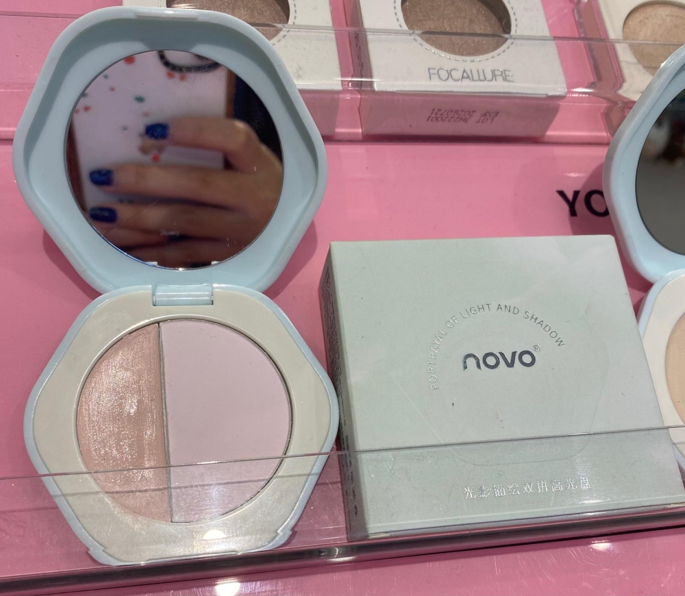 Novo Light Shadow Dual Highlighter Palette #02 Pink Mist