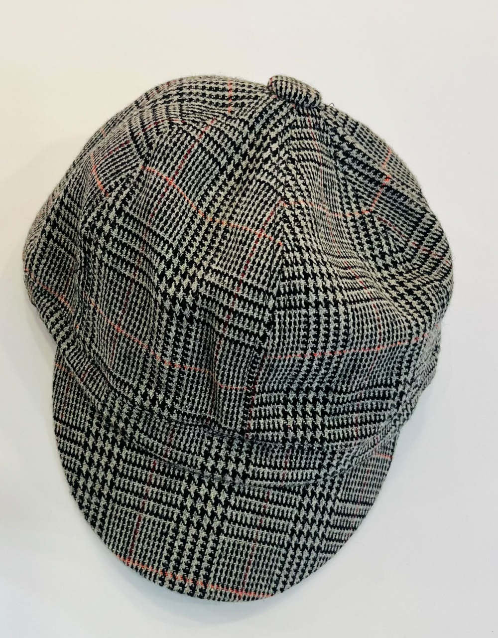 Houndstooth cap/Black
