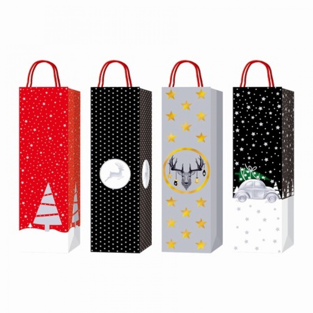 Christmas Gift Bag (12pcs/pack, 11*38*11cm)