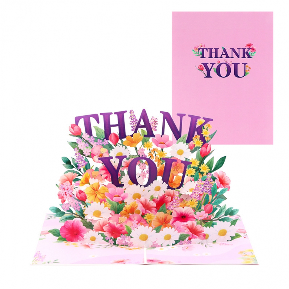 Pink Seal Thank You Card