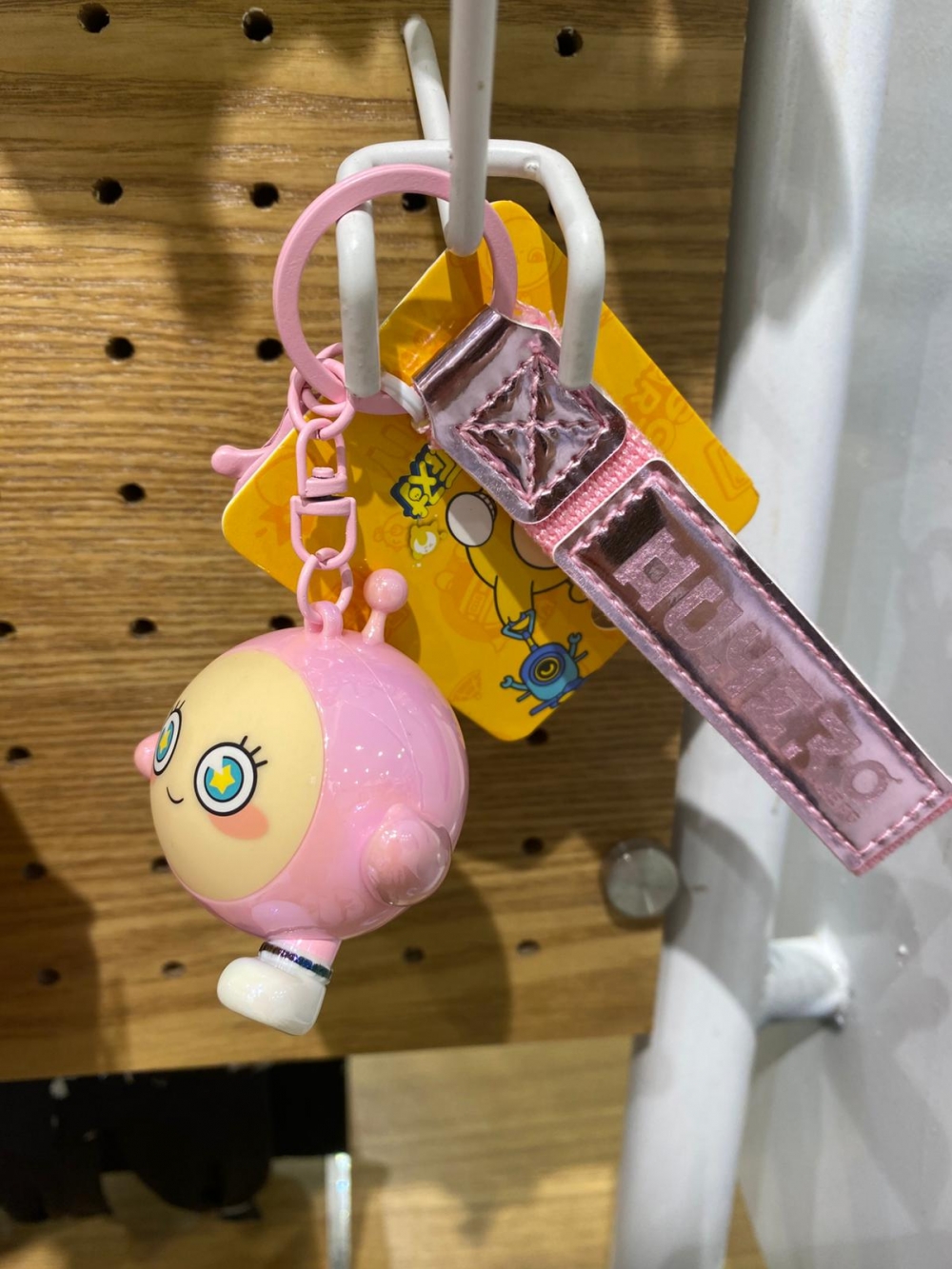 Egg Party Glitzy Keychain Pink Egg