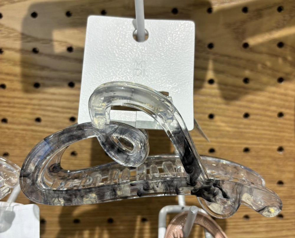 Ink Art Heart Claw Clip/Large/Mixed