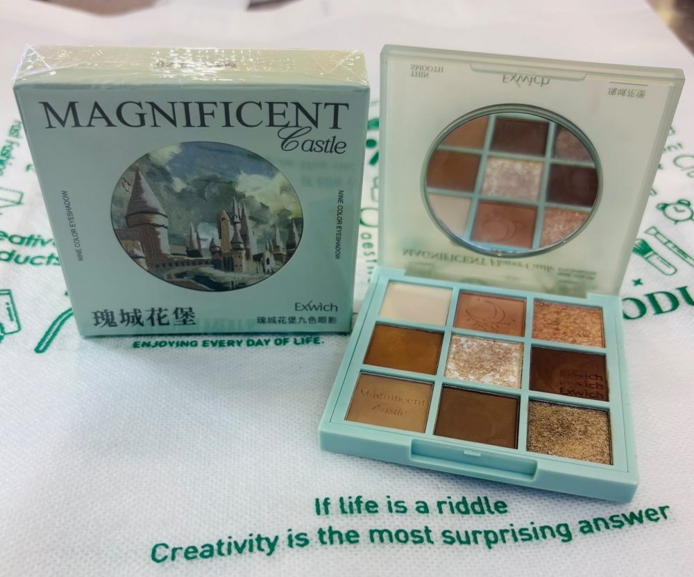 Exwich Rose Castle Nine Color Eyeshadow 02 Sunset Glow