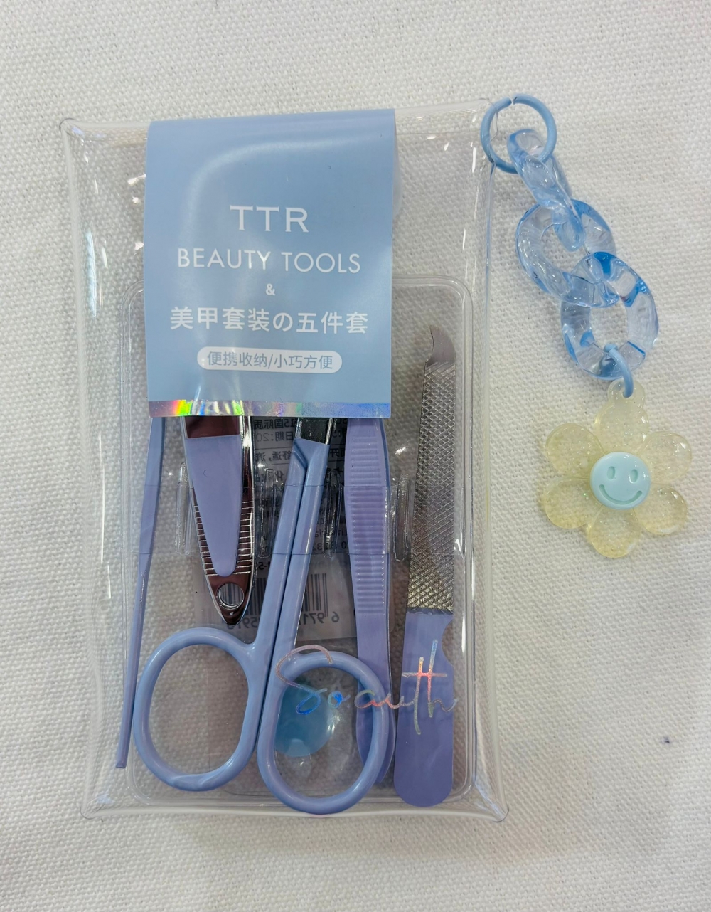 TTR Flowing Light Compact Stainless Manicure Kit/5pcs