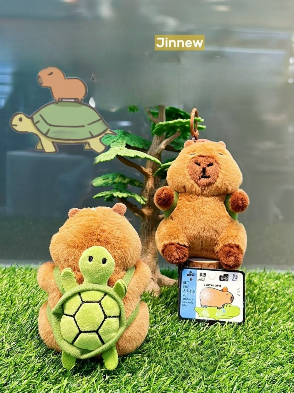 Plush Backpack Capybara
